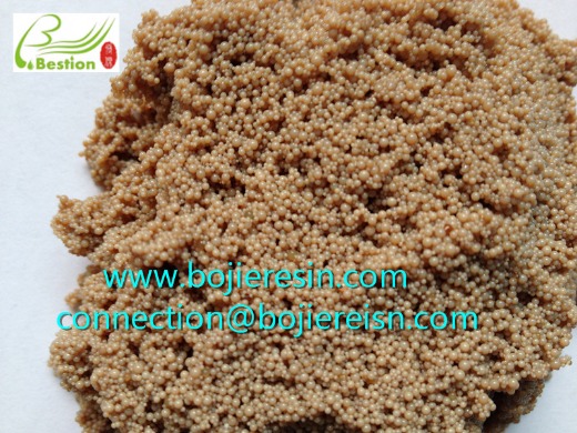 Water saponin polyphenol extraction resin