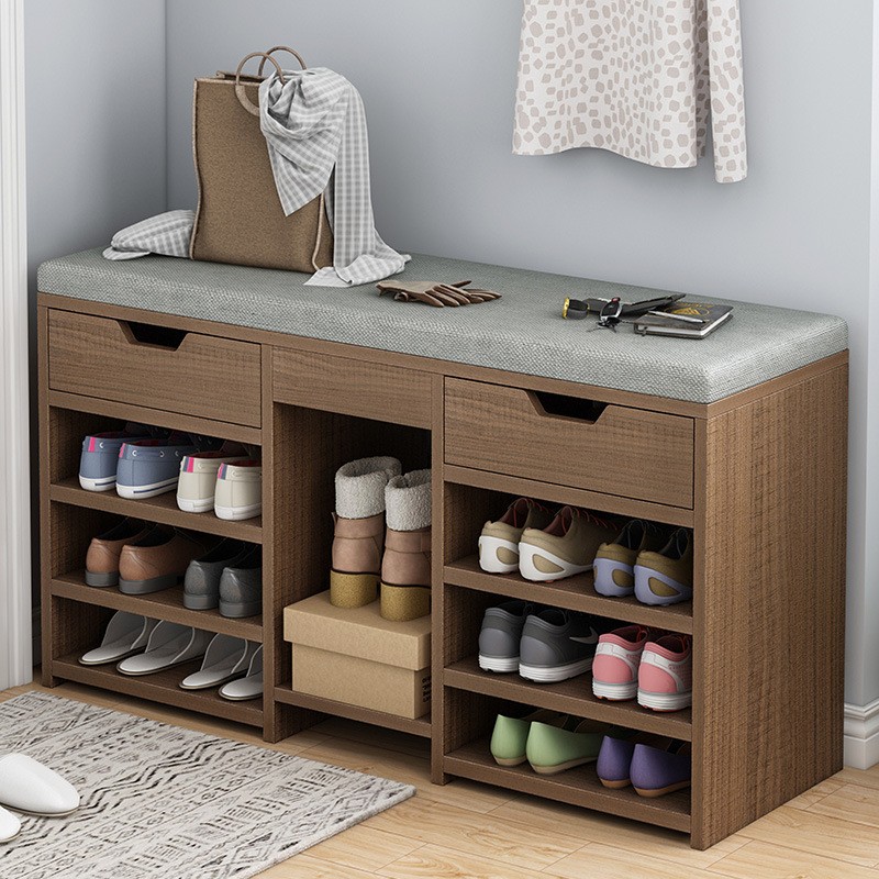 North Europe changes shoe stool household door soft bag cushion shoe ark stool porch is multi-function receive store content to be able to sit to wear shoe stool
