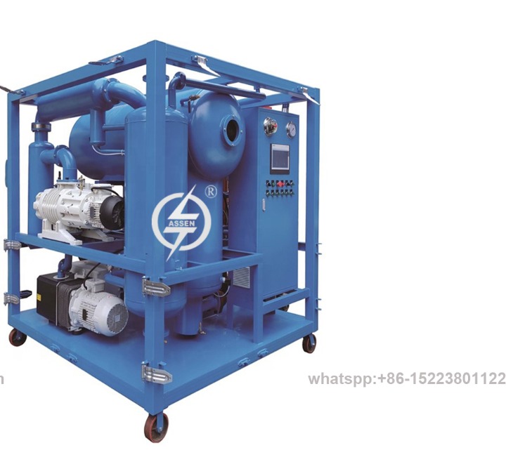 Double-stage High vacuum Transformer Oil Purifier Machine,Insulating Oil Purification Plant