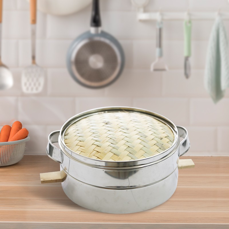 Stainless steel steamer xiaolong steamed bun steamed bun steamed bun steamed bun steamed bun bamboo steamer steamer steamer is used for commercial use