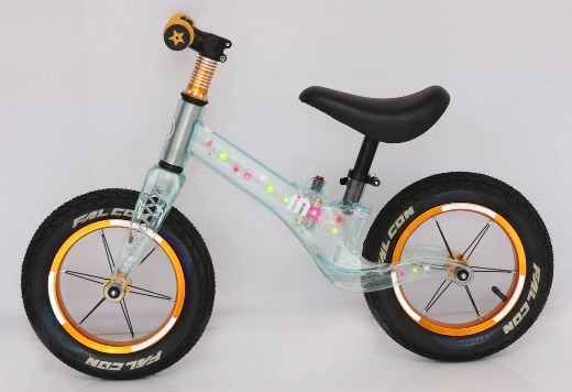 plastic balance bike with PC frame