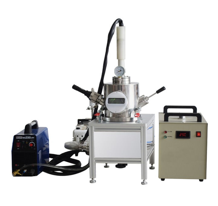 Small vacuum Arc melting furnace with vacuum suction casting mechanism