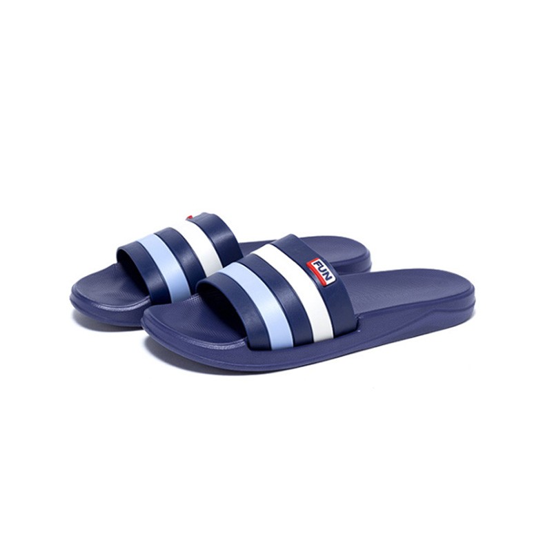 Beauty Bridge slippers in summer indoor slippers for men and women with thickened soft bottom bathroom non-slip striped slippers 818