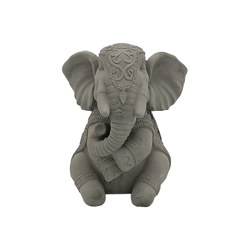 Yi Xianju cement elephant decoration