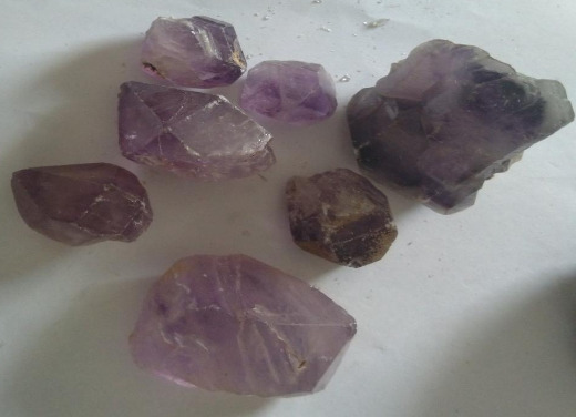Raw natural Amethyst