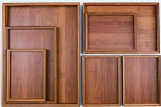 Seven Piece Tray Set