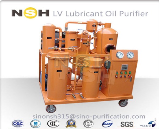 Sino-NSH LV series Lubricant oil purifier and oil cleaning for lube oil 