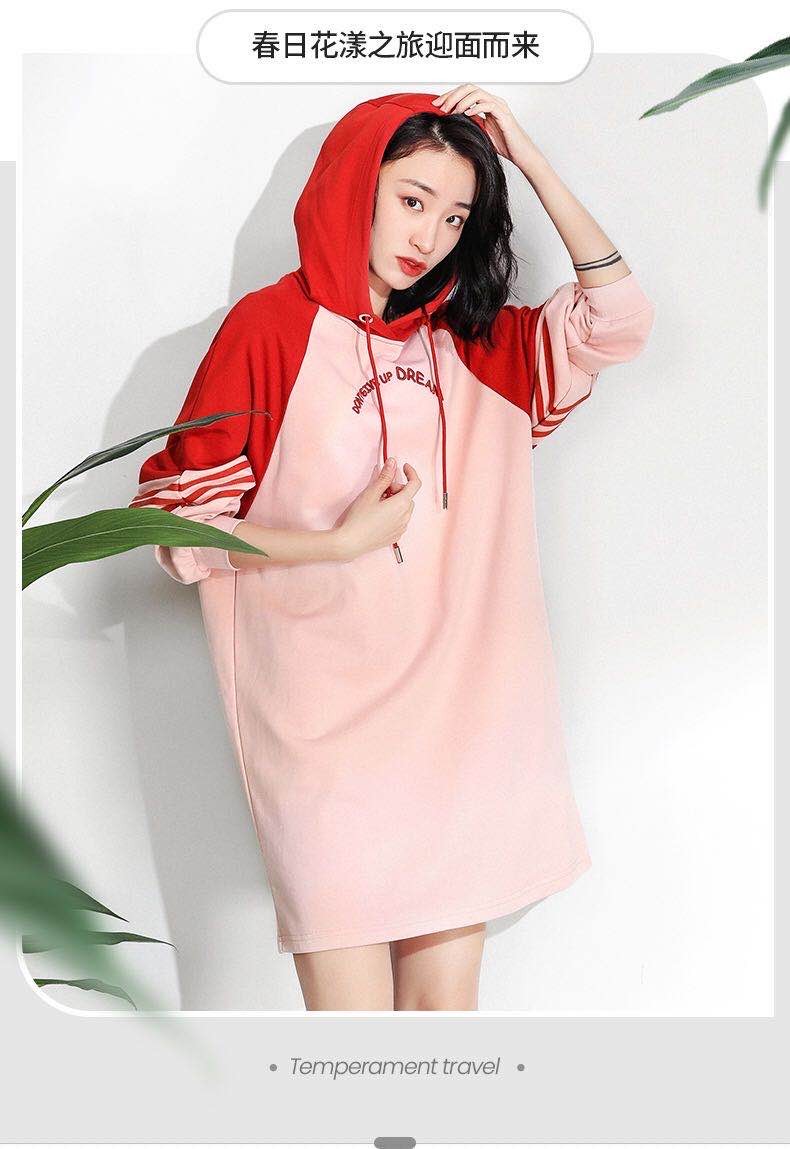 2020 new fall hooded loose jumper