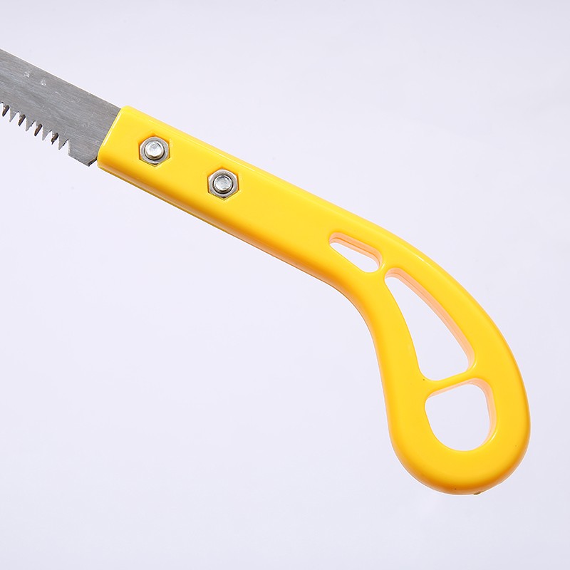 The tail saw finished and sharpened the teeth