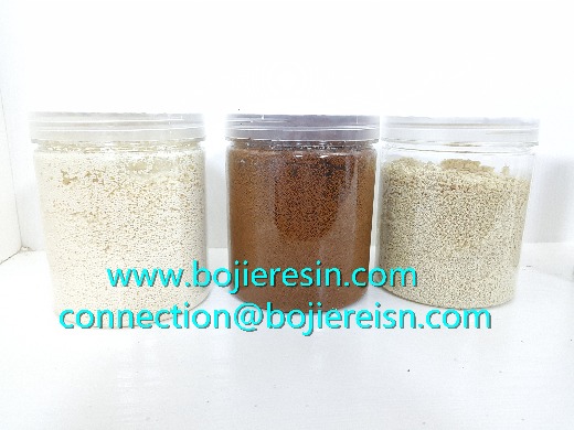 Bromelain extraction resin