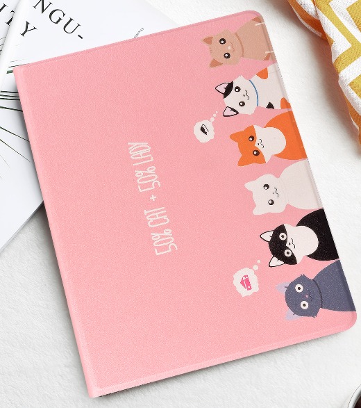 leather with pen slot  case for ipad 