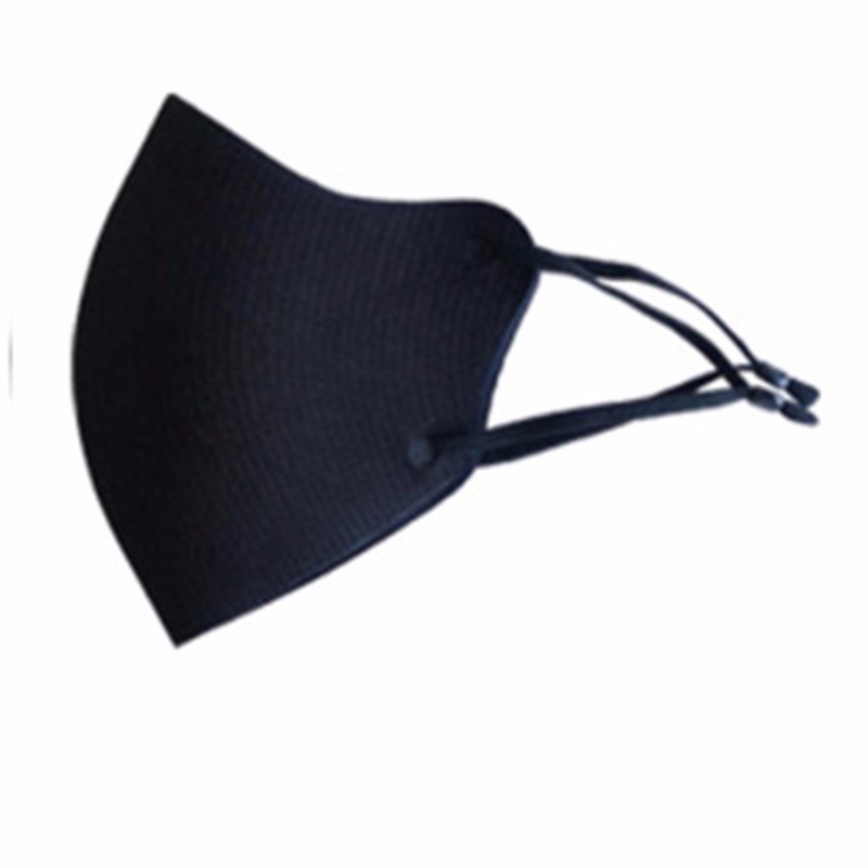 Adults and children's 4-layer three-dimensional structure autumn and winter dust-proof, wind-proof, warm, washable, adjustable 3 monochrome masks