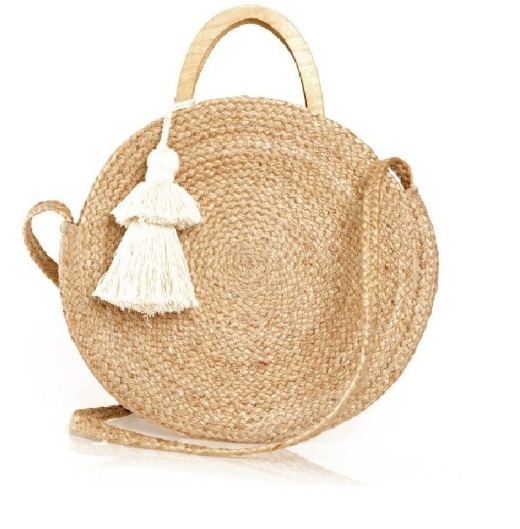 %100 Natural, Handmade Jute Bag