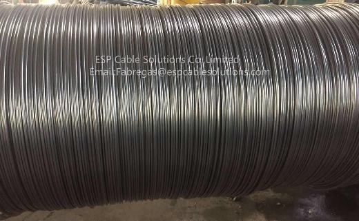 Control line coiled tubing