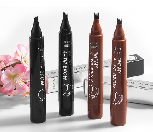 4-tip liquid eyebrow pencil
