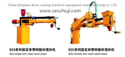 Resin sand mixing machine
