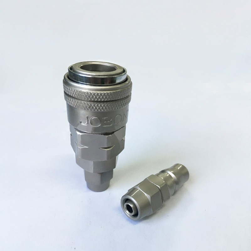 Pneumatic quick joint self-locking single hand type 20 series