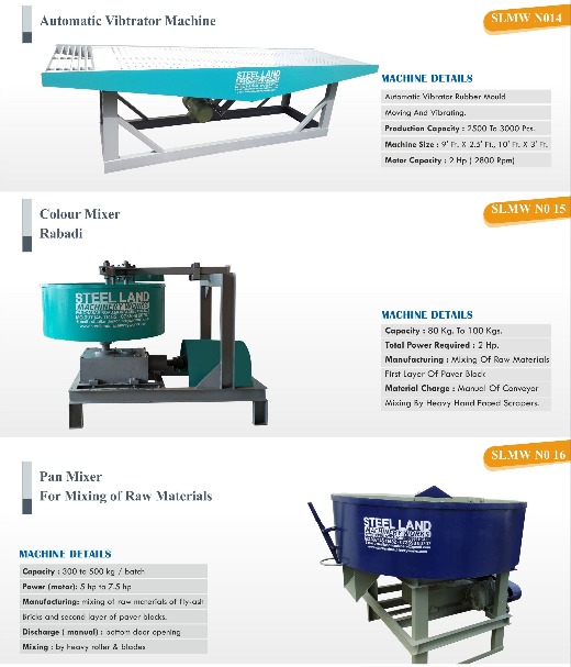 Paver Block Vibrating Table
