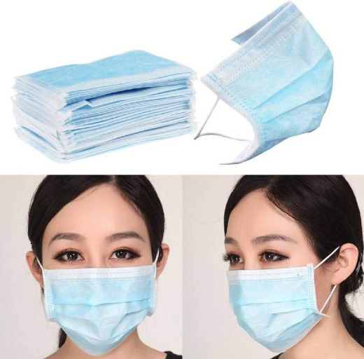 NON-WOVEN PP 3-PLY FACE MASK (EARLOOP) - SAFETYWARE NW503EL