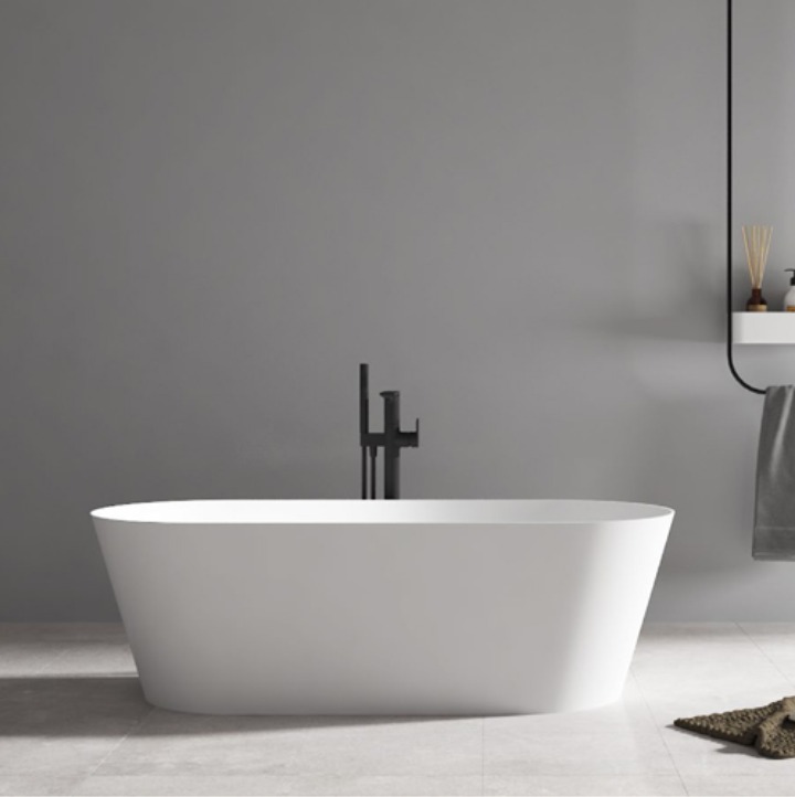  Hot Sale Modern Freestanding Artificial Stone Bathtub made in China Wholesale factory XA-8861