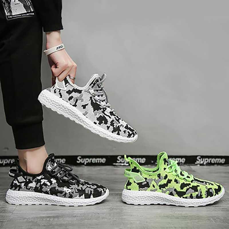 Sports, leisure, fashion, light, fly weave 20 new styles of men's shoes