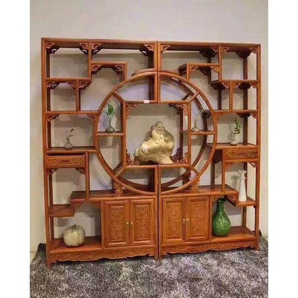 Rosewood hedgehog makes money treasure bogu frame a pair