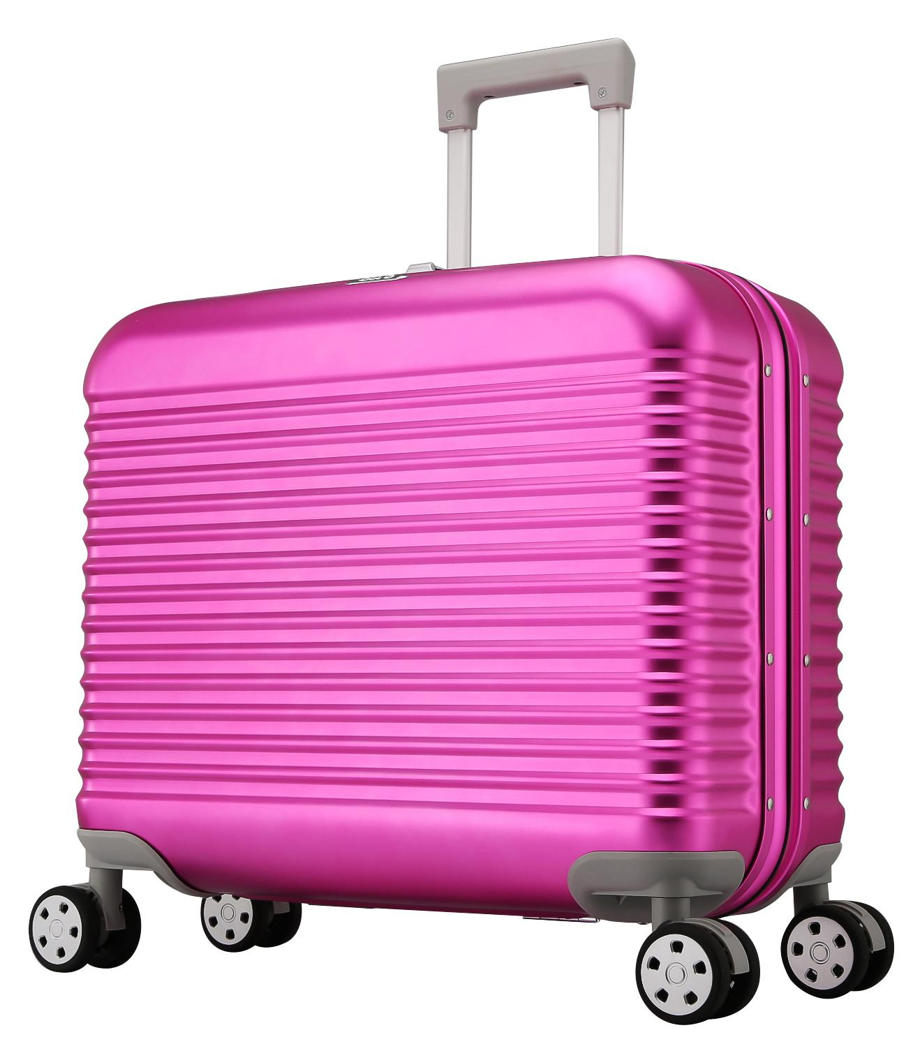 17 "silver one all-aluminum magnesium alloy commercial pull rod case suitcase organ bag