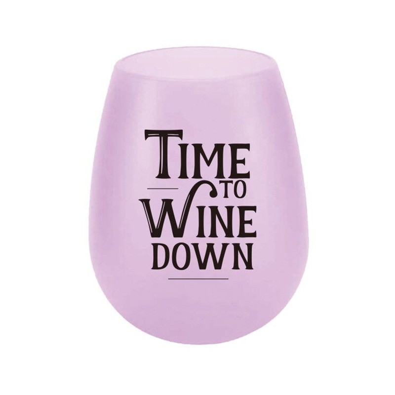 Silicone wine glasses can't be broken in camping