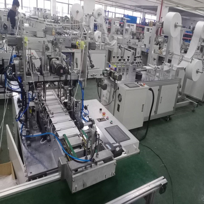 One tow two automatic plane civilian medical mask machine