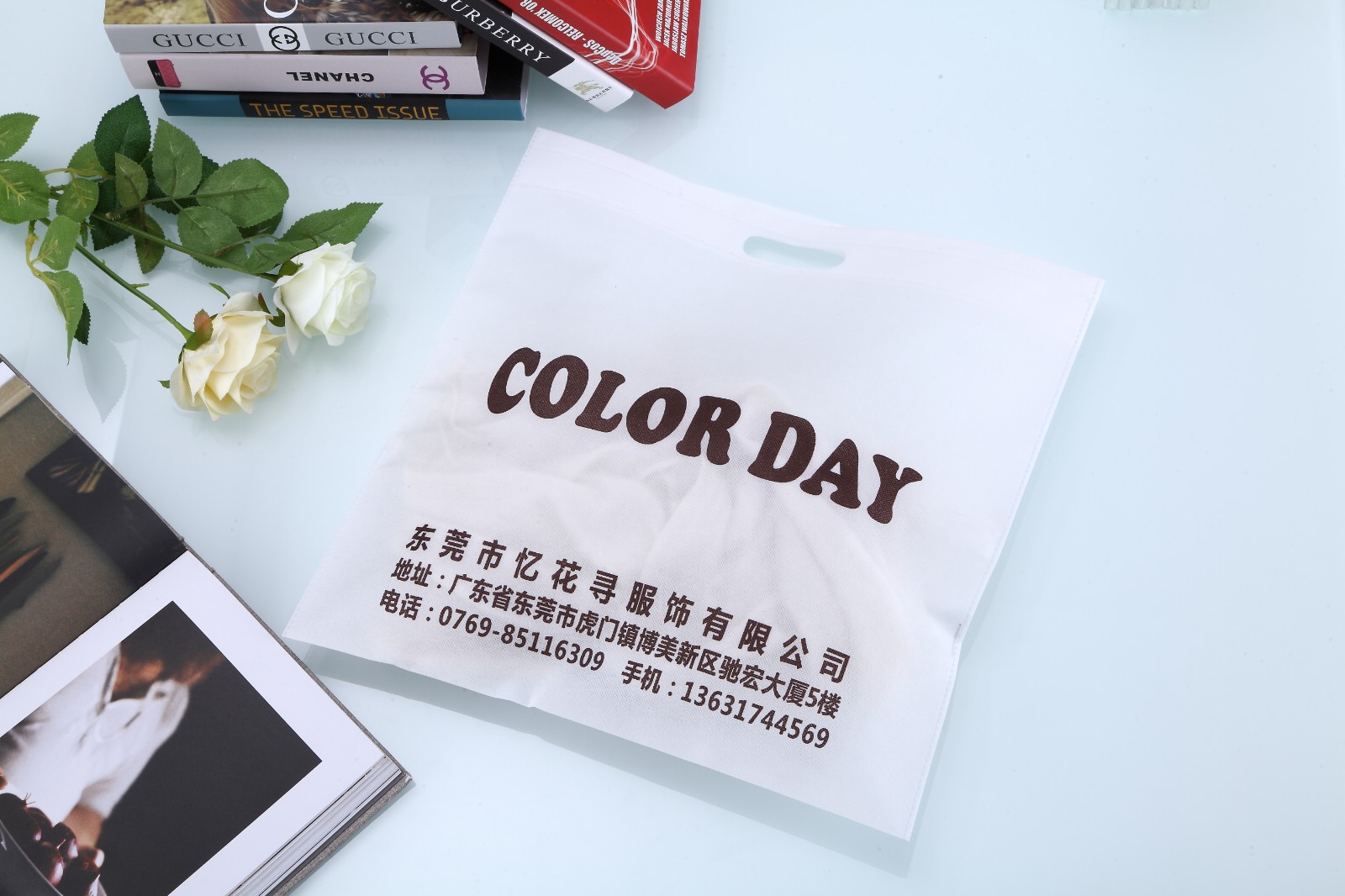 Non-woven tote bags clothing store packing bags shopping gift bags advertising bags wholesale customizable