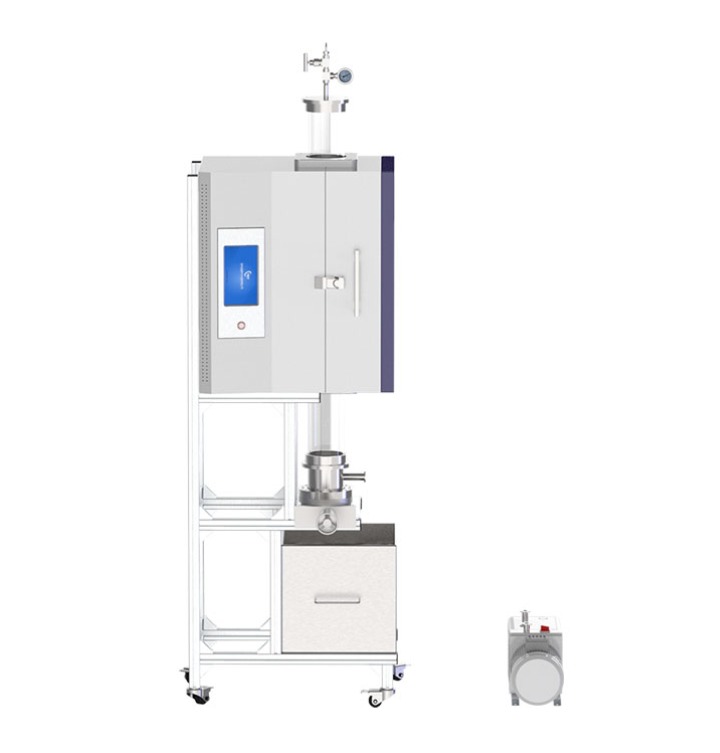 1200℃ Atmosphere Controlled Vertical Quenching Furnace with Liquid Quenching Tank