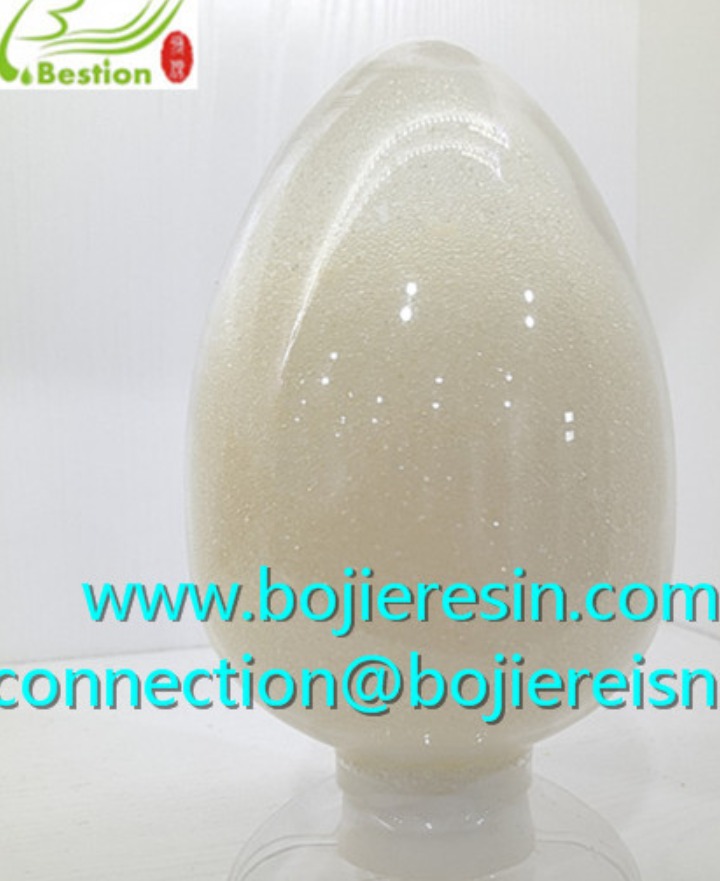 Tannin removal resin