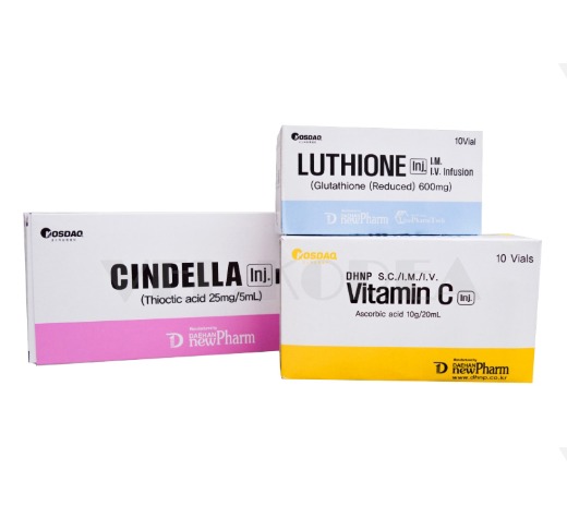Cindella, Luthione, Vitamin C  Whitening Set