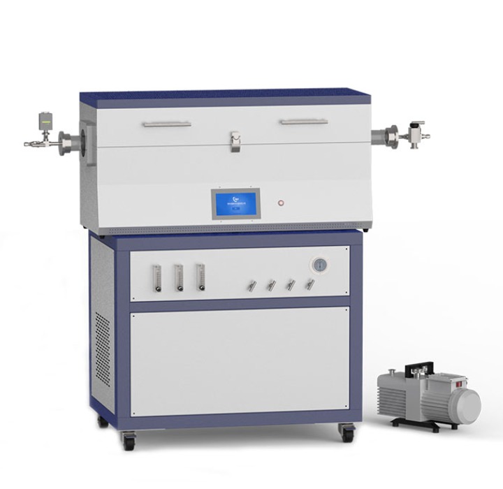 High temperature split three zone CVD vacuum tube furnace for laboratory