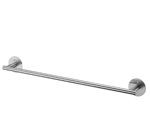 Stainless Steel Bathroom Accessory Wall Mounted Single Towel Rack Towel Rail Towel Bar