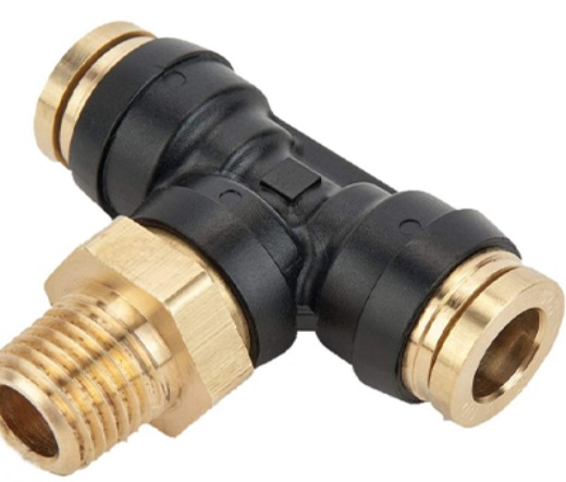 371PTC MALE RUN TEE SWIVEL