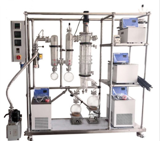 Glass short path molecular distillation machine AYAN-F100-B CBD distiller factory price
