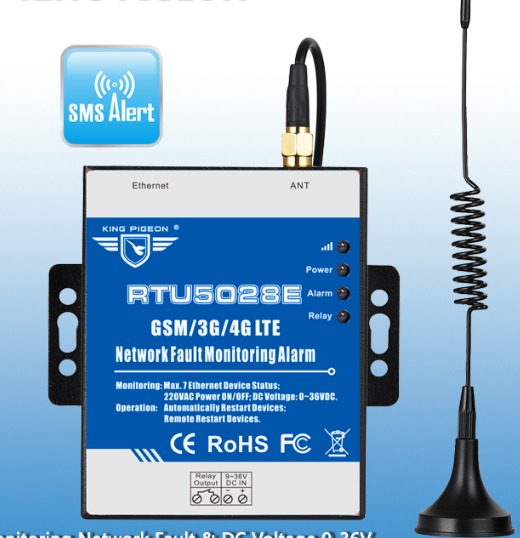 5028E Network Fault Monitoring RTU (Network Disconnection & Power failure Monitoring)