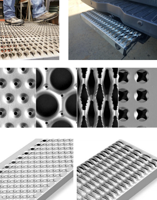 Grip Strut Deck Punching Span Safety Grating Diamond Plank