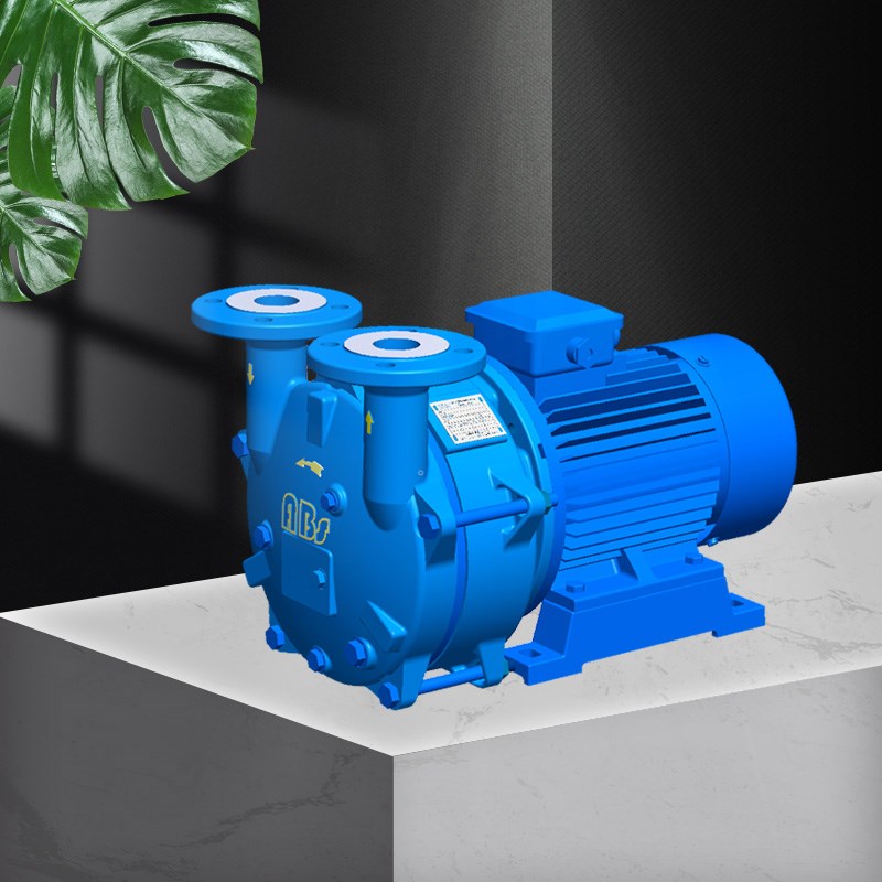Single stage direct liquid ring vacuum pump