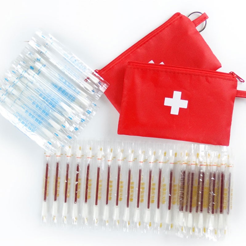 Transport and medical alcohol iodophor disinfection cotton swab disposable disinfection alcohol cotton piece household portable 75 degree wound ear hole disinfection cotton swab alcohol disinfection cotton swab 30 + iodine disinfection cotton swab 30