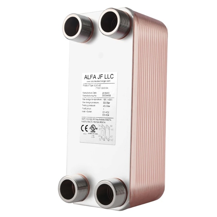 Brazed Plate Heat Exchanger - Oil Cooler Bl95 Series NPT2''