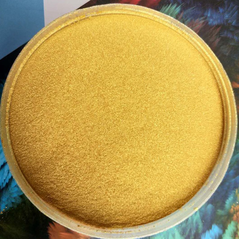 Tianran mica industrial zone grade pearlite pigment sun green gold