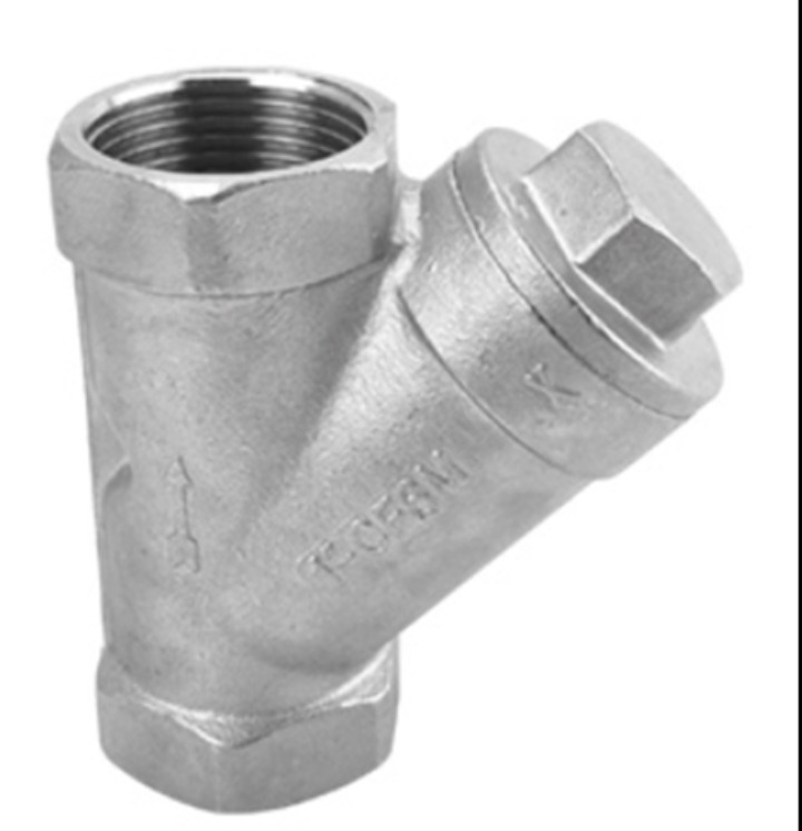 Stainless steel Y-shaped filter, internal thread filter, threaded filter