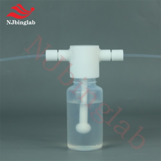 NJbinglab PFA Gas washing bottle, low blank value, for semiconductor lab