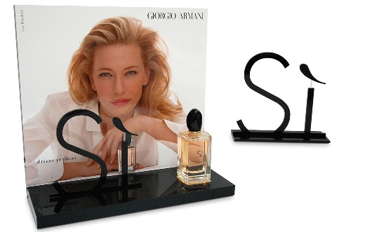 Custom cosmetic PLV display