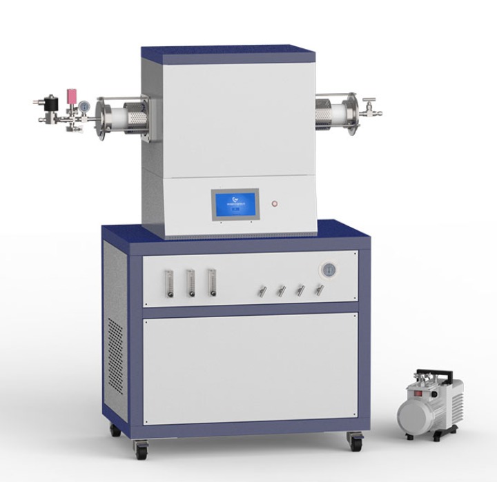 High temperature CVD alumina tube furnace for material research lab