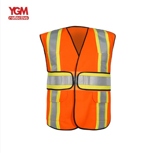 High visibility adjustable security custom safety vest