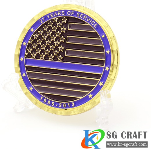 Custom souvenir soft enamel challenge coin