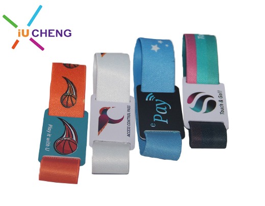 RFID Elastic Wristbands With Mini Card